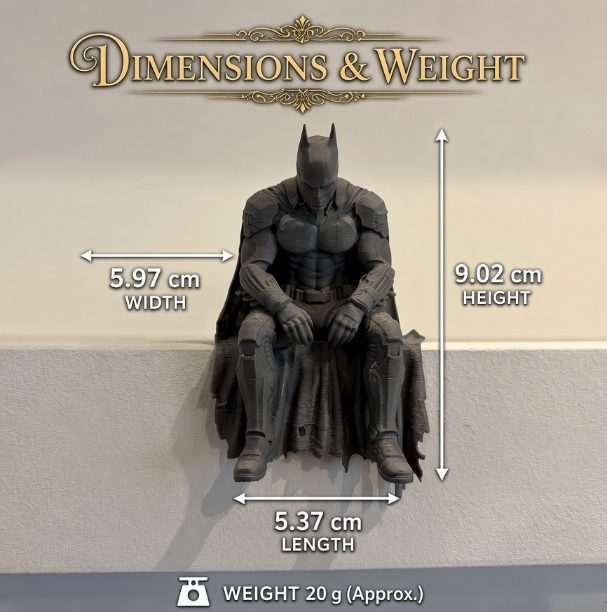 Batman Sitting on Ledge Figure