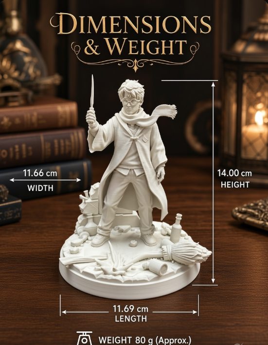 Detailed Harry Potter Figurine