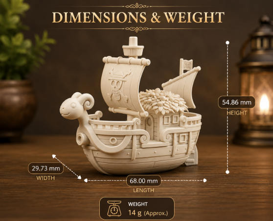 Going Merry Benchy – One Piece Inspired Anime Boat