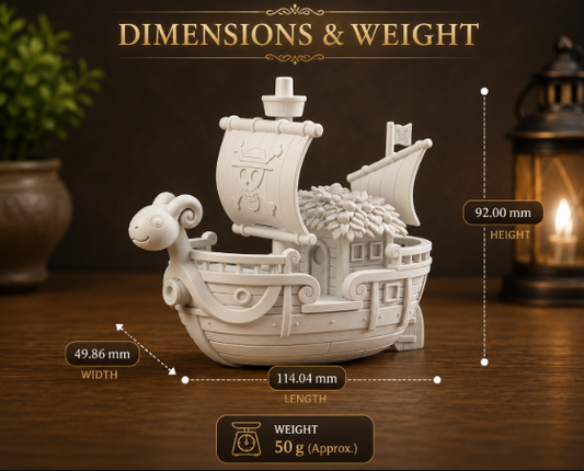 Going Merry Benchy – One Piece Inspired Anime Boat