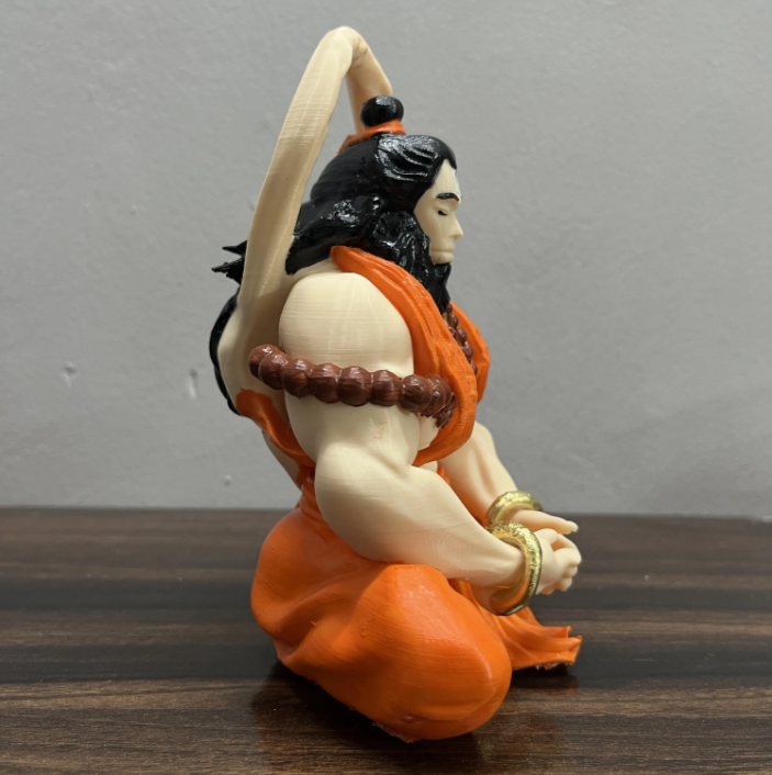Meditating Hanumanji