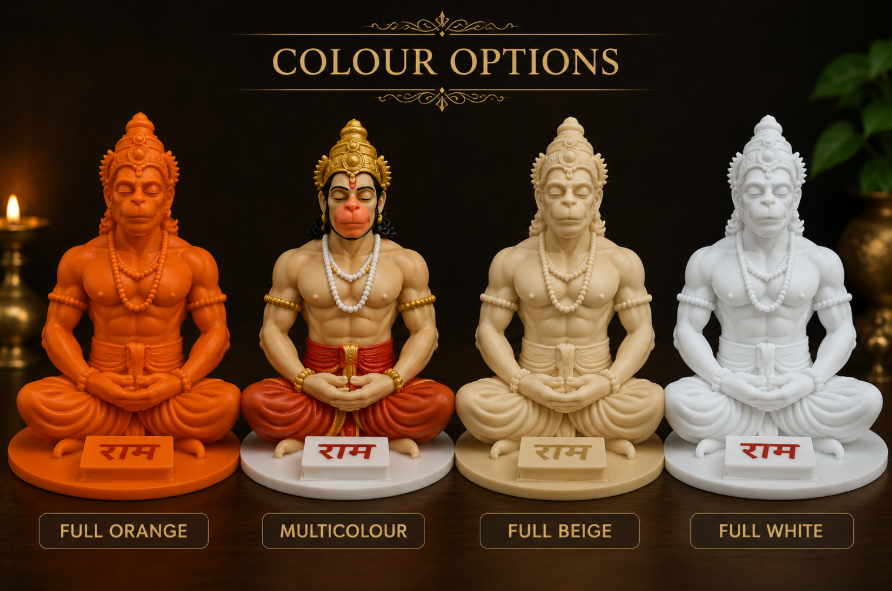 Lord Hanuman - Sitting Statue