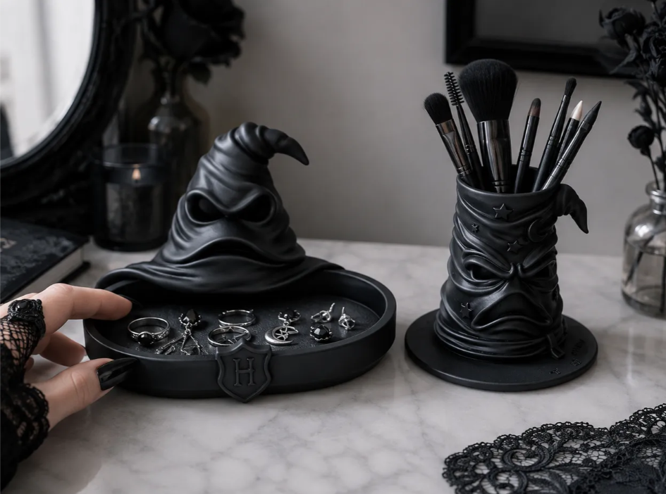 Harry Potter Sorting Hat Tray & Holder Set