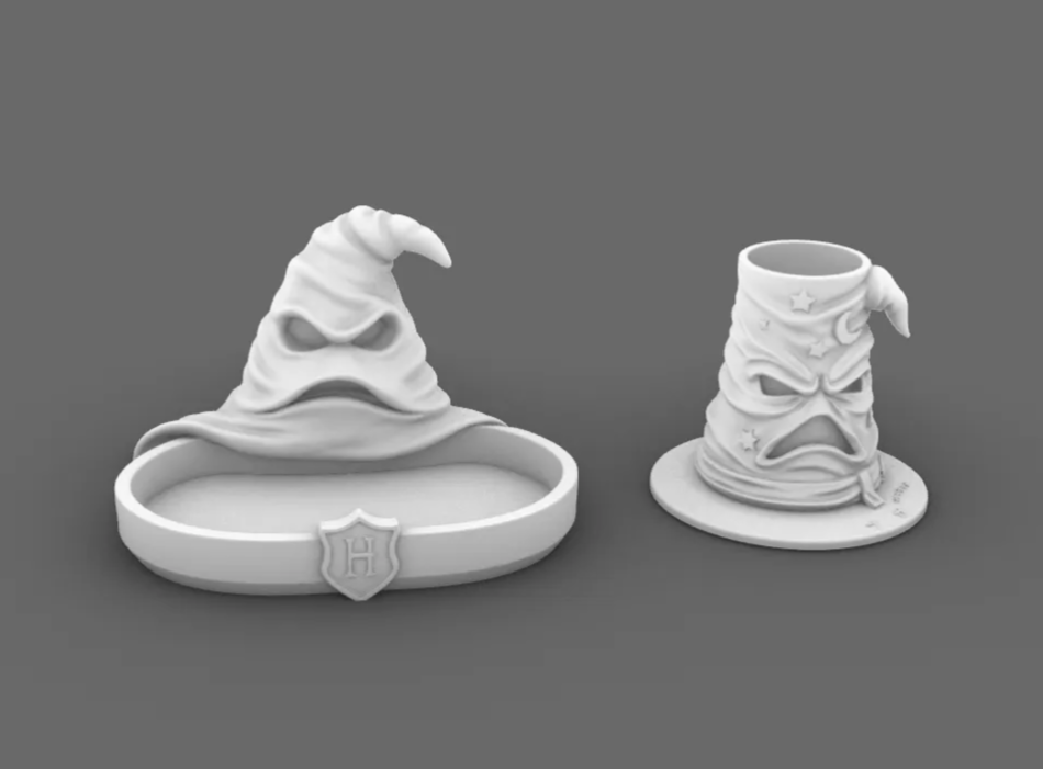 Harry Potter Sorting Hat Tray & Holder Set