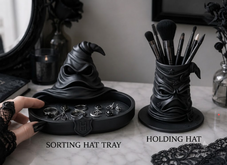 Harry Potter Sorting Hat Tray & Holder Set