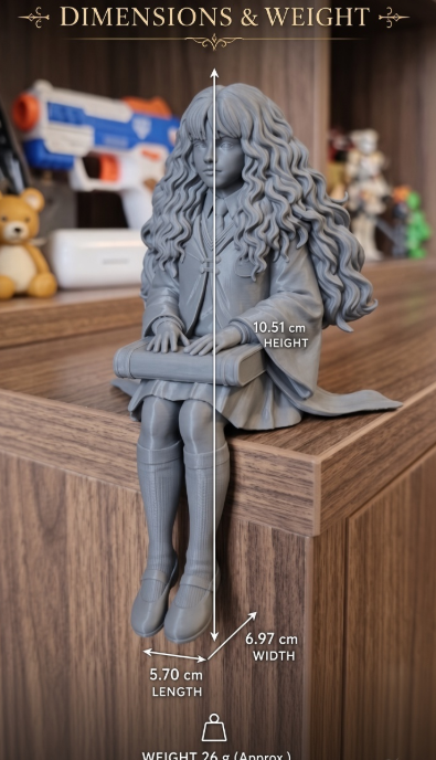 Lost in a Spellbook - Sitting Hermione Granger